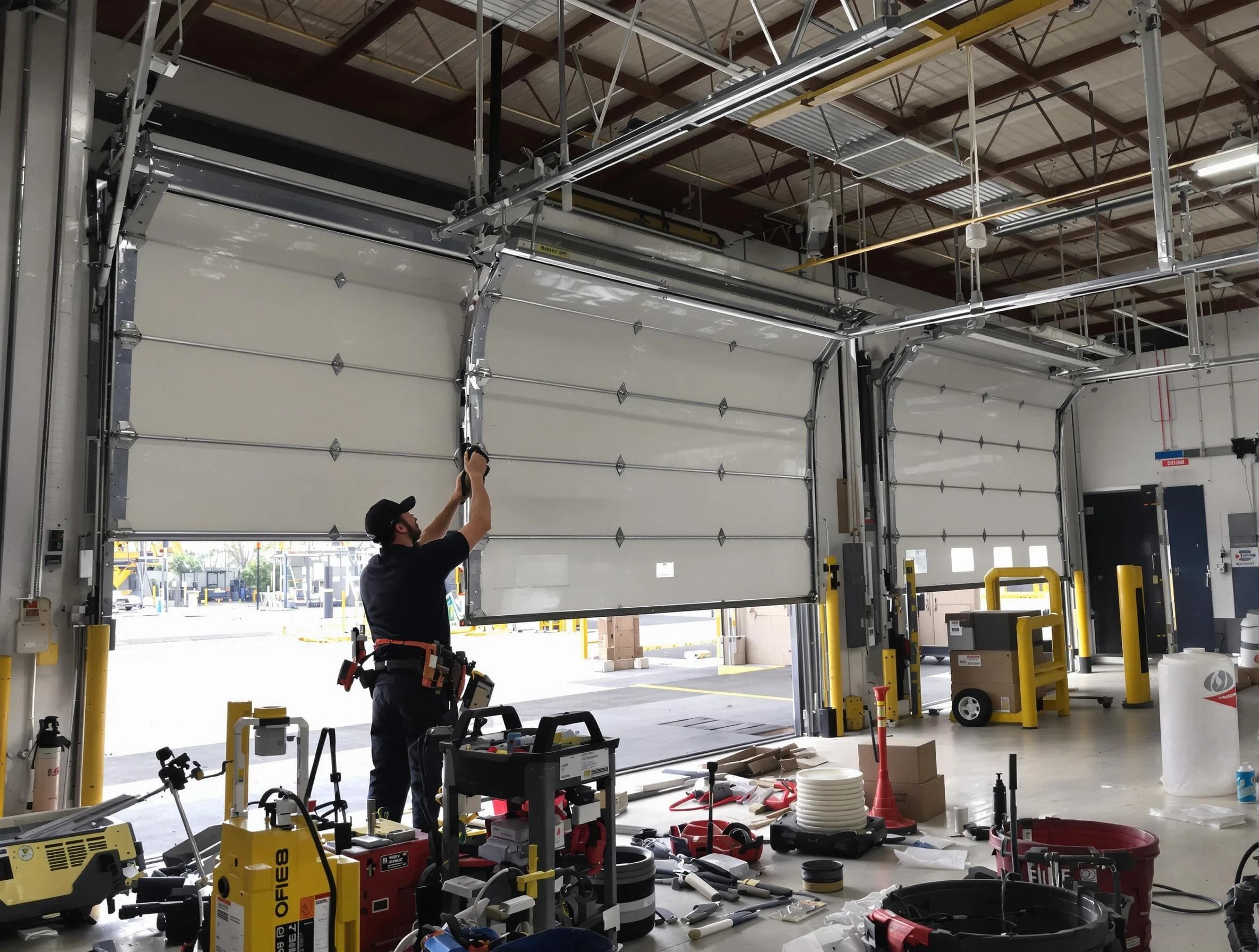 Montrose Garage Door Repair technician performing commercial garage door repair in Montrose