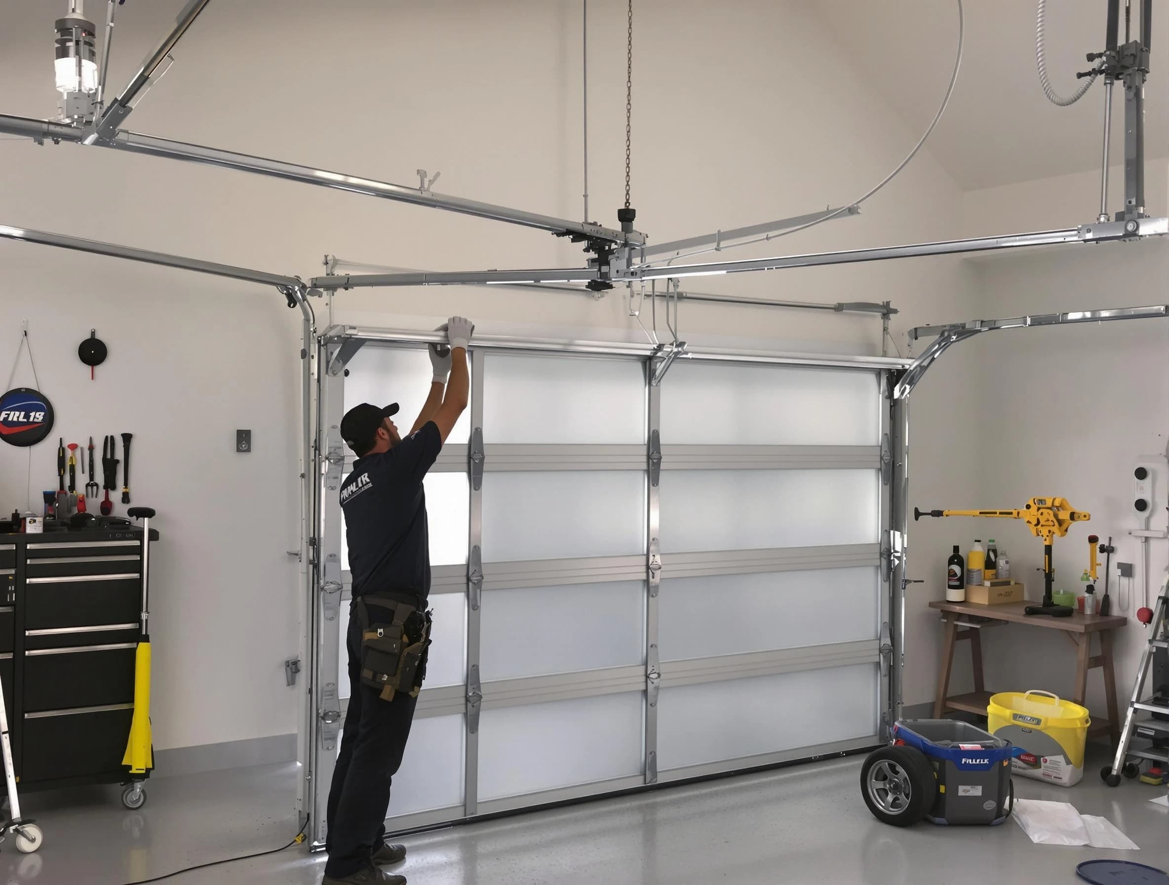 Montrose Garage Door Repair certified team performing precision garage door installation in Montrose