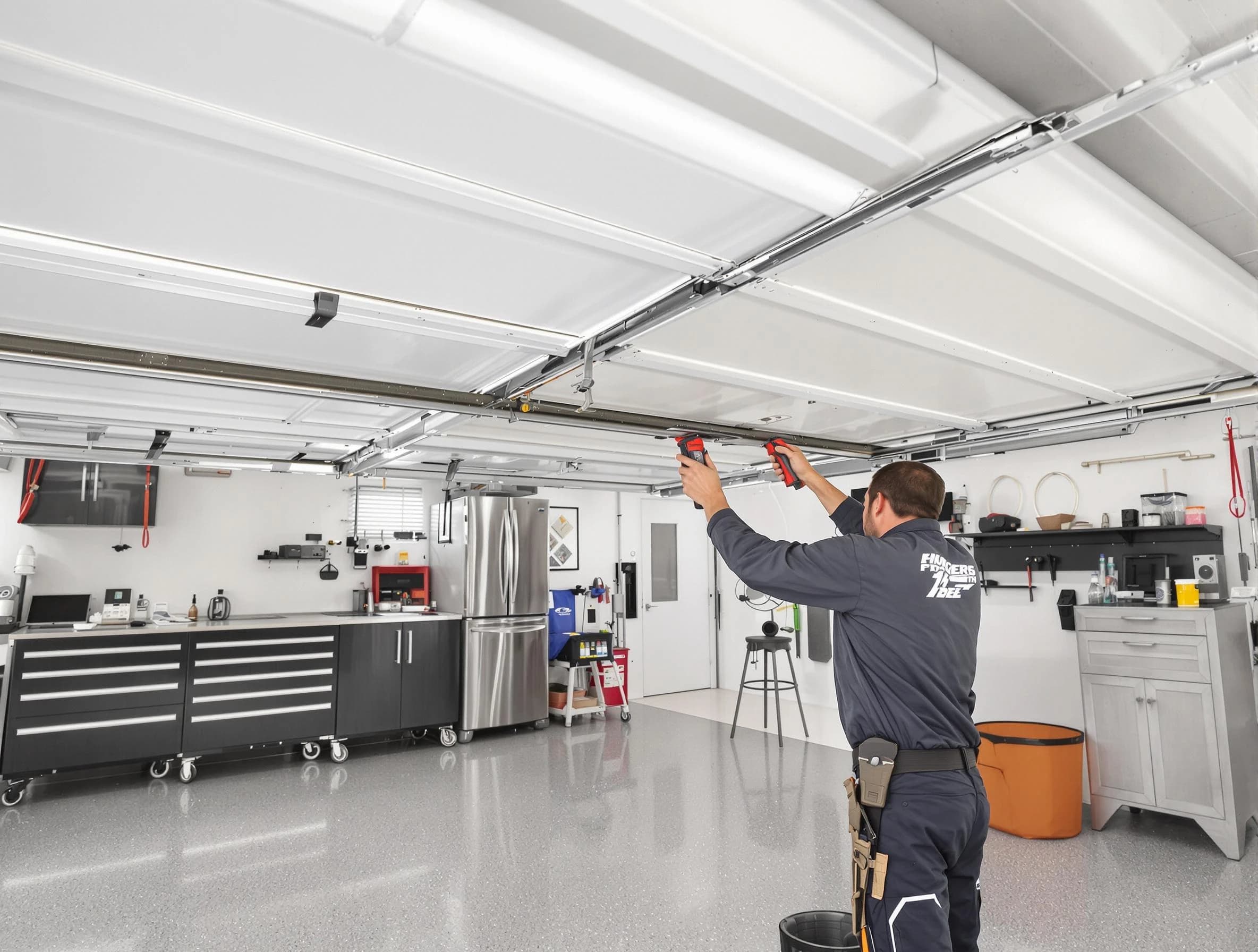Overhead garage door repair service by Montrose Garage Door Repair in Montrose