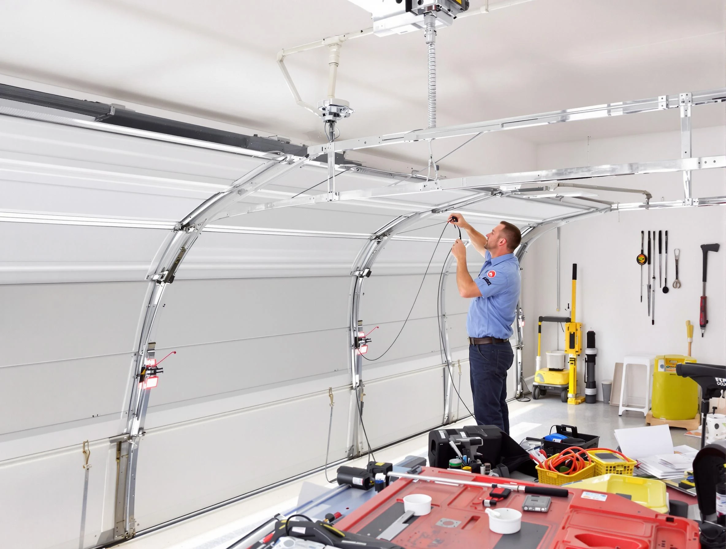 Garage door cable repair service by Montrose Garage Door Repair in Montrose