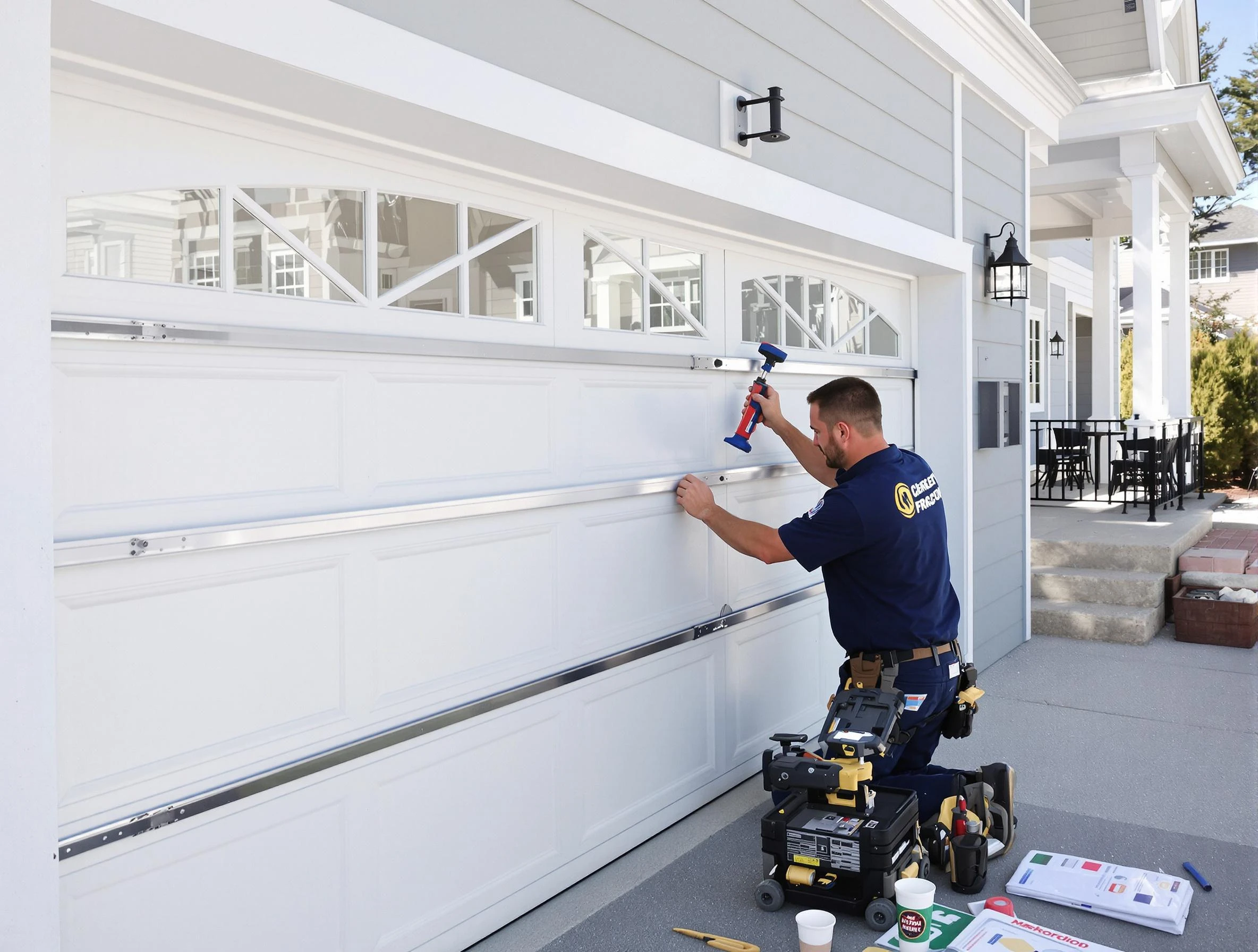 Professional garage door installation by Montrose Garage Door Repair in Montrose