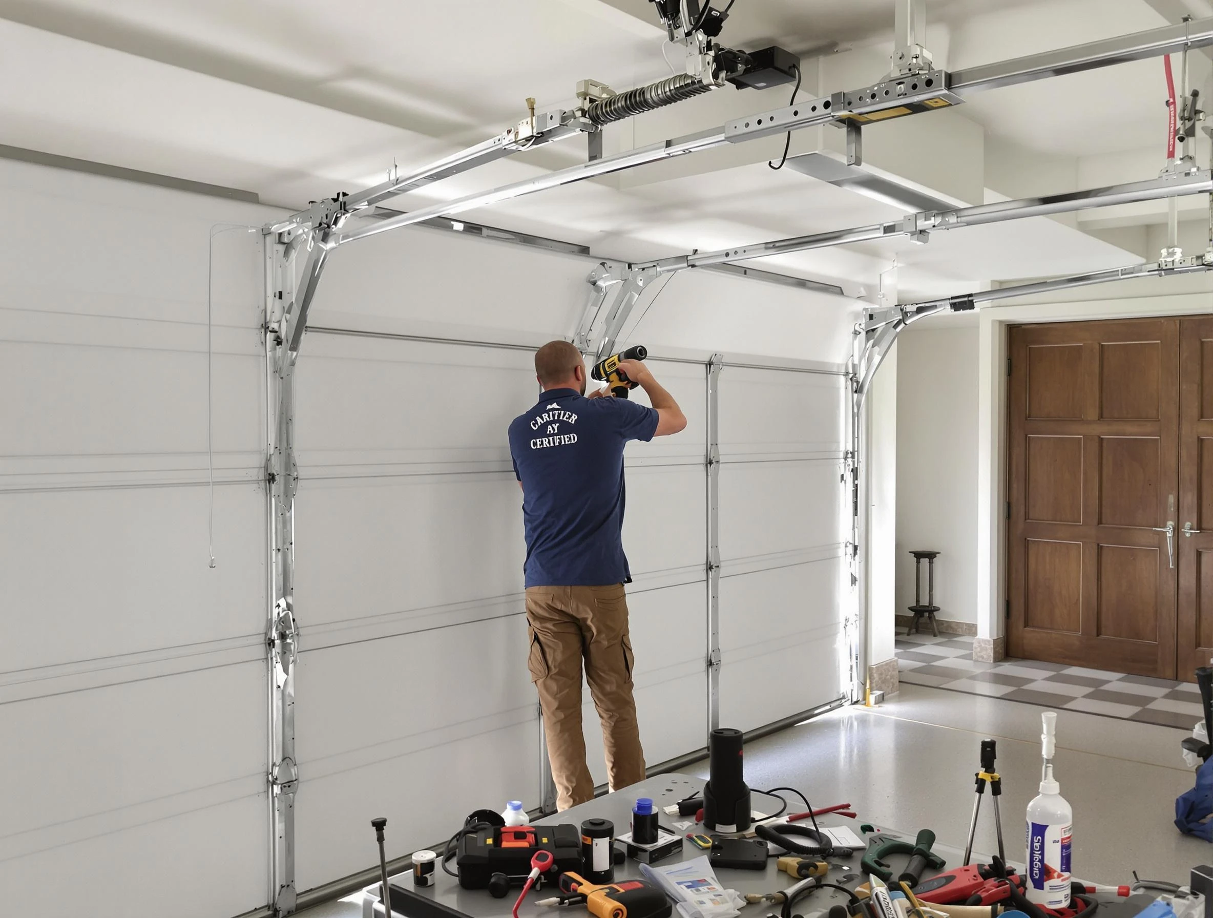 Montrose Garage Door Repair certified technician performing precision garage door repair in Montrose