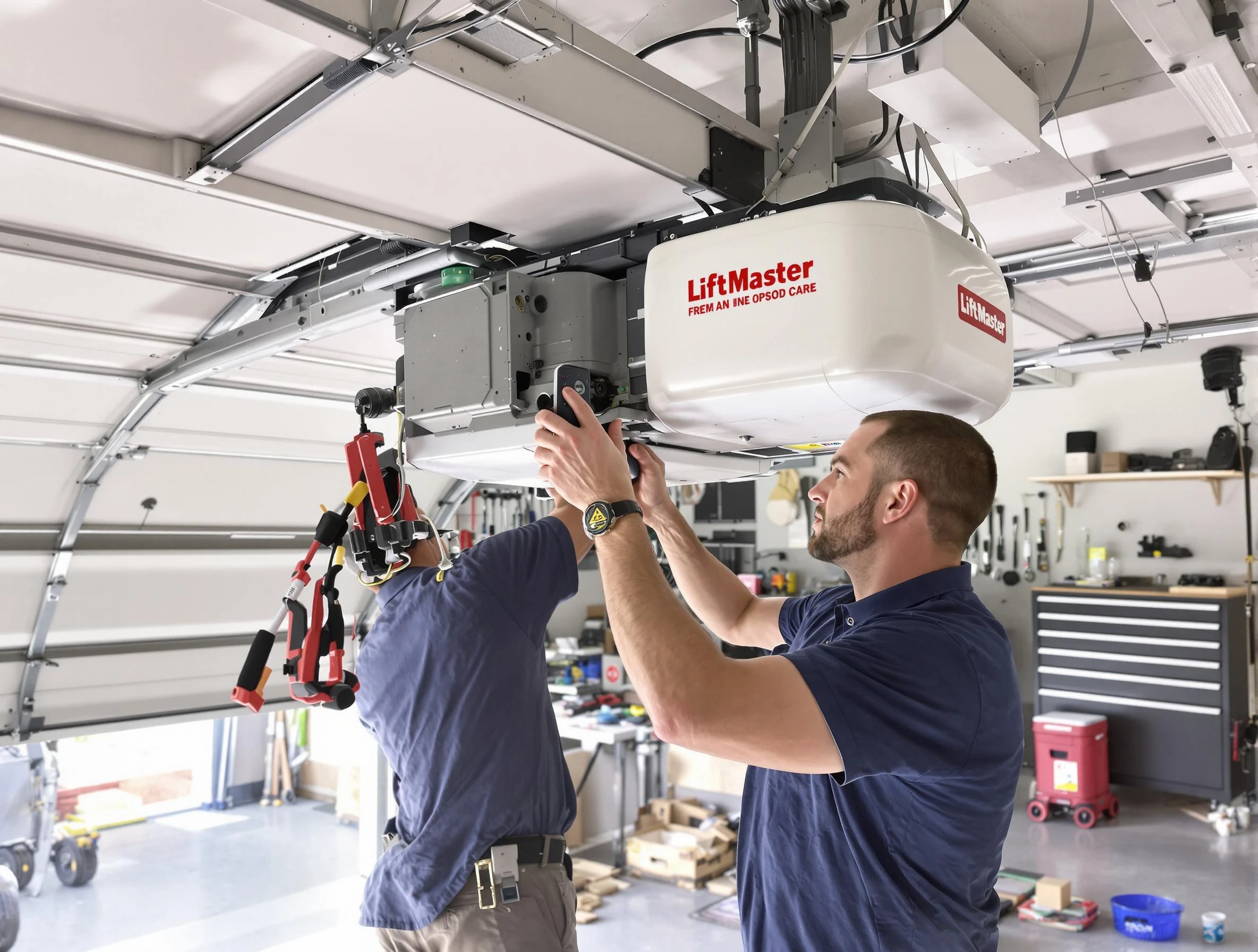 Montrose Garage Door Repair technician performing advanced diagnostics on garage opener in Montrose