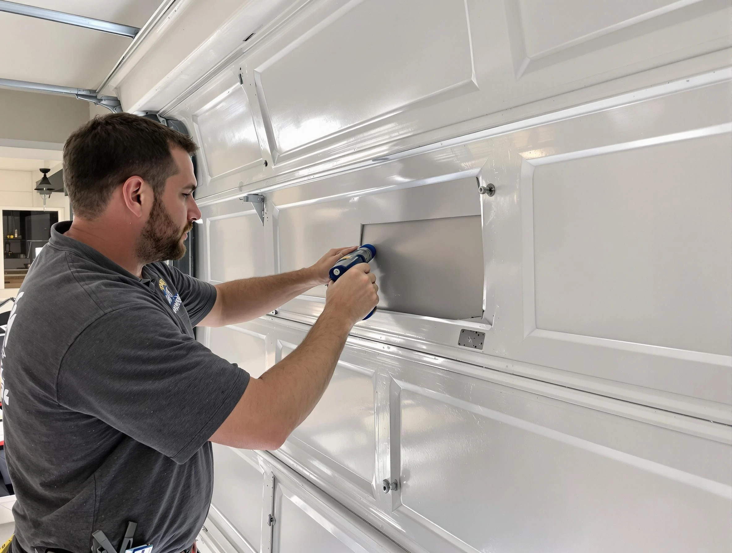 Garage door panel repair by Montrose Garage Door Repair in Montrose
