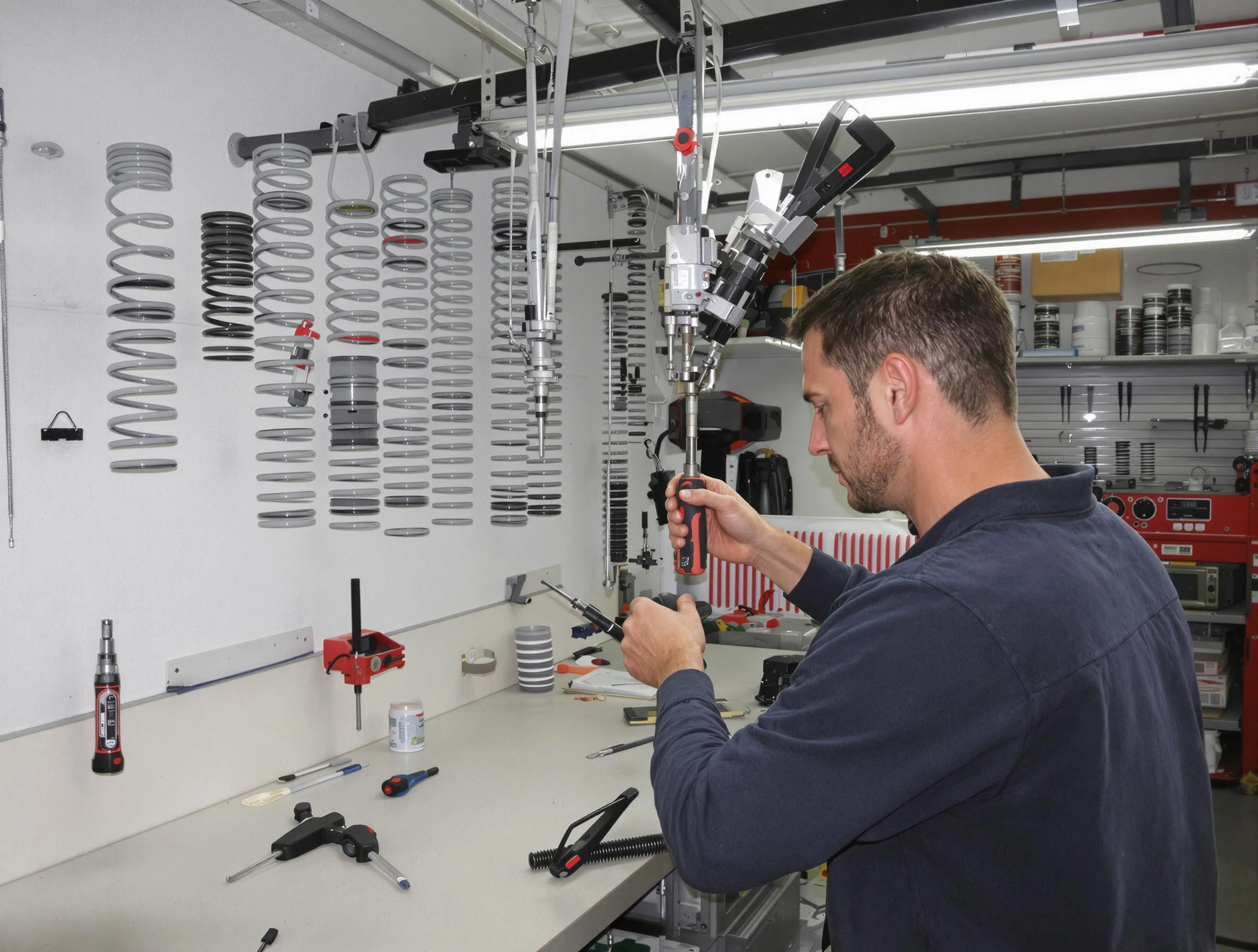 Montrose Garage Door Repair safety certified technician performing precision spring replacement in Montrose